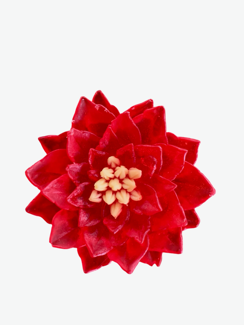 3D Red Poinsettia Soap: Christmas Soaps | Holiday gifts for wholesale on Faire2