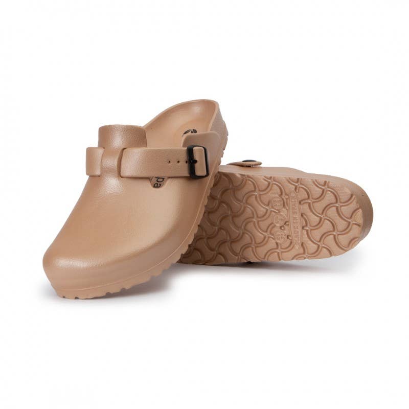Avispas - Wholesale Clogs - Women's - Desalia Bronze beige organic EVA wasp mule clog2