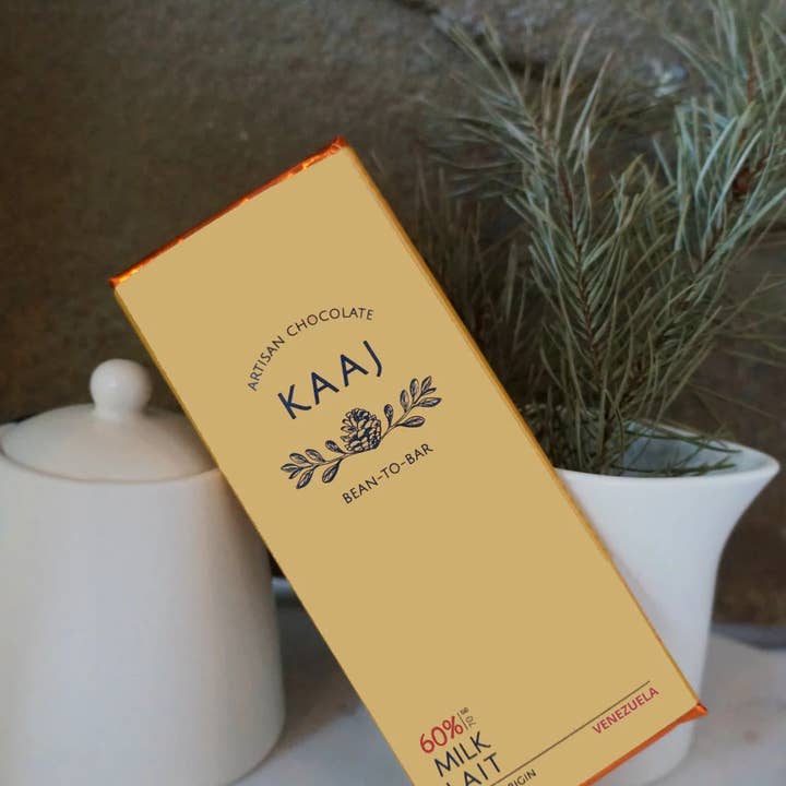 Kaaj Artisan Chocolate - Wholesale Chocolate Bar - Dark Milk 60% Venezuela3
