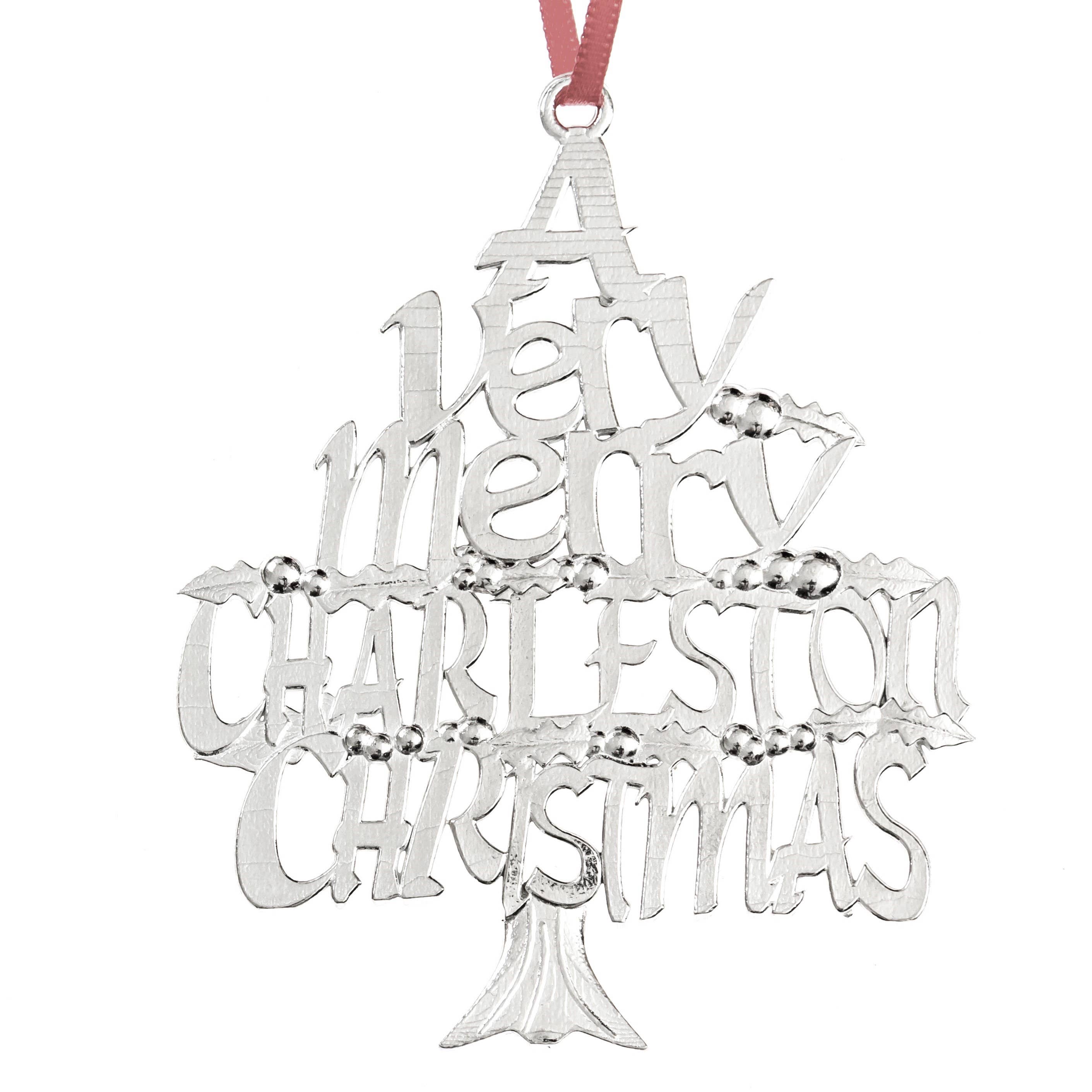 House of Morgan Pewter - Vendita all'ingrosso Decorazione - Un Ornamento di Natale Molto Allegro - Stati e Città10