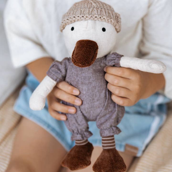 Floyd Duck | soft toy for wholesale by and the little dog laughed