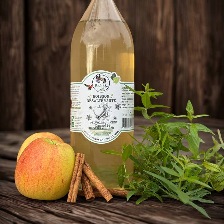 Mat & elo - Wholesale Sports/Energy Drink - "Apple verbena and cinnamon" drink - 1 Liter0