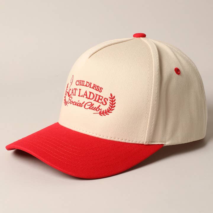 Fashion City - Wholesale Trucker Hat - Unisex - Cat Ladies Social Club Trucker Baseball Cap2