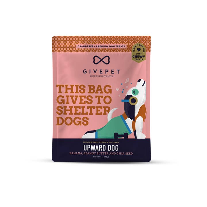 GivePet - Wholesale Pet Treats - Dog - GivePet Upward Dog Soft and Chewy Training Dog Treat