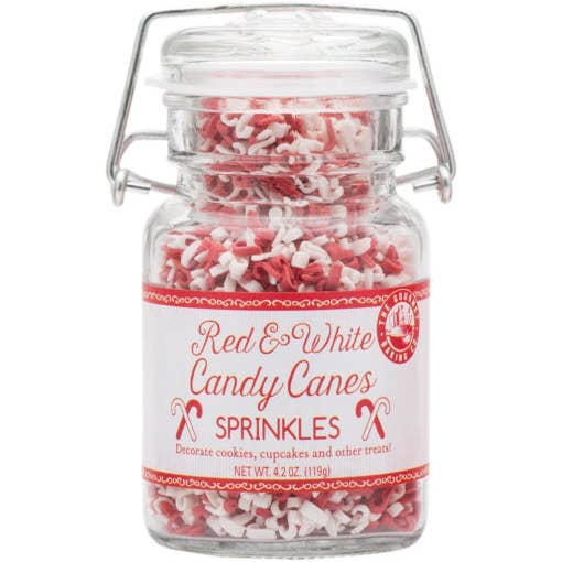 Pepper Creek Farms – Engroshandel Drys – Rød og hvid Candy Cane drysser 4.2 Oz.