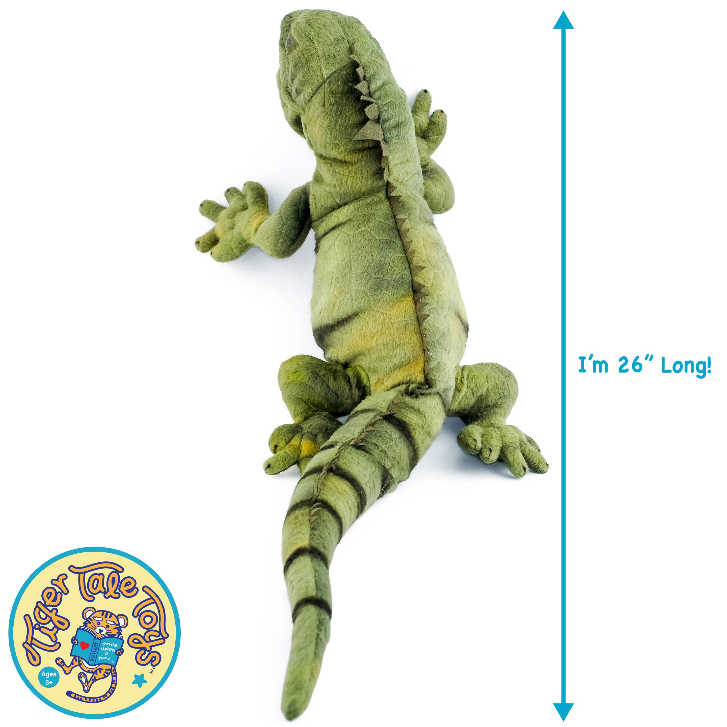 VIAHART Toy Co. - Wholesale Stuffed/Plush Toy - Kids & Baby - Igor The Iguana | 27 Inch Stuffed Animal Plush4