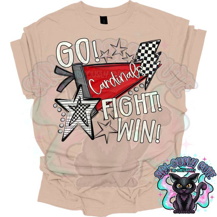 Go Fit Win Pennants Cardinals Red for wholesale by Siri-Ously Cute