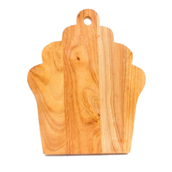 Cupcake Oak Chopping Board 24 X 30Cm for wholesale by My Gifts Trade