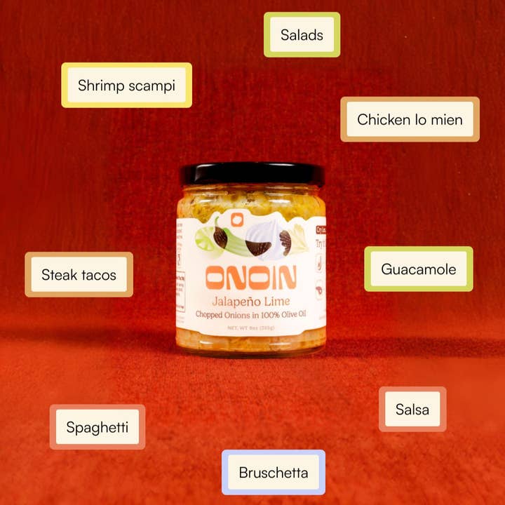 ONOIN - Wholesale Relish - Jalapeño Lime Chopped Onions - Gourmet Condiment & Sauce4