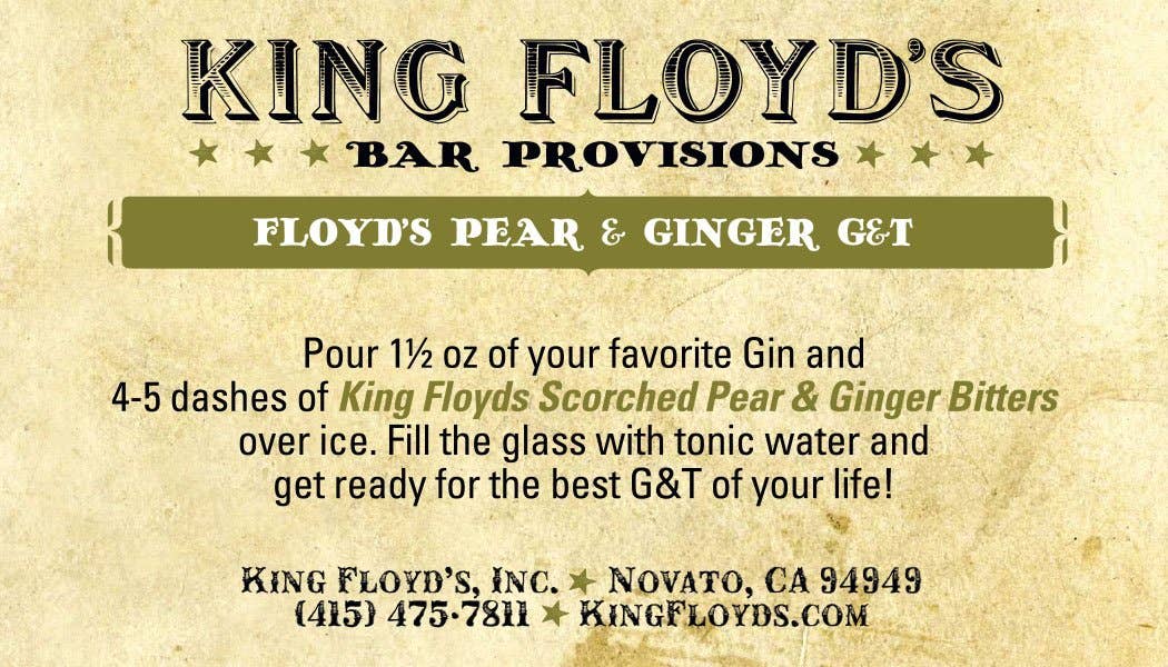 King Floyd’s – Großhandel Bitter – KING FLOYD'S Versengte Birne und Ingwer3