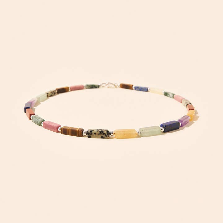 Camille Colette Studio - Wholesale Beaded/Pearl Necklace - THE LORI SILVER NECKLACE1