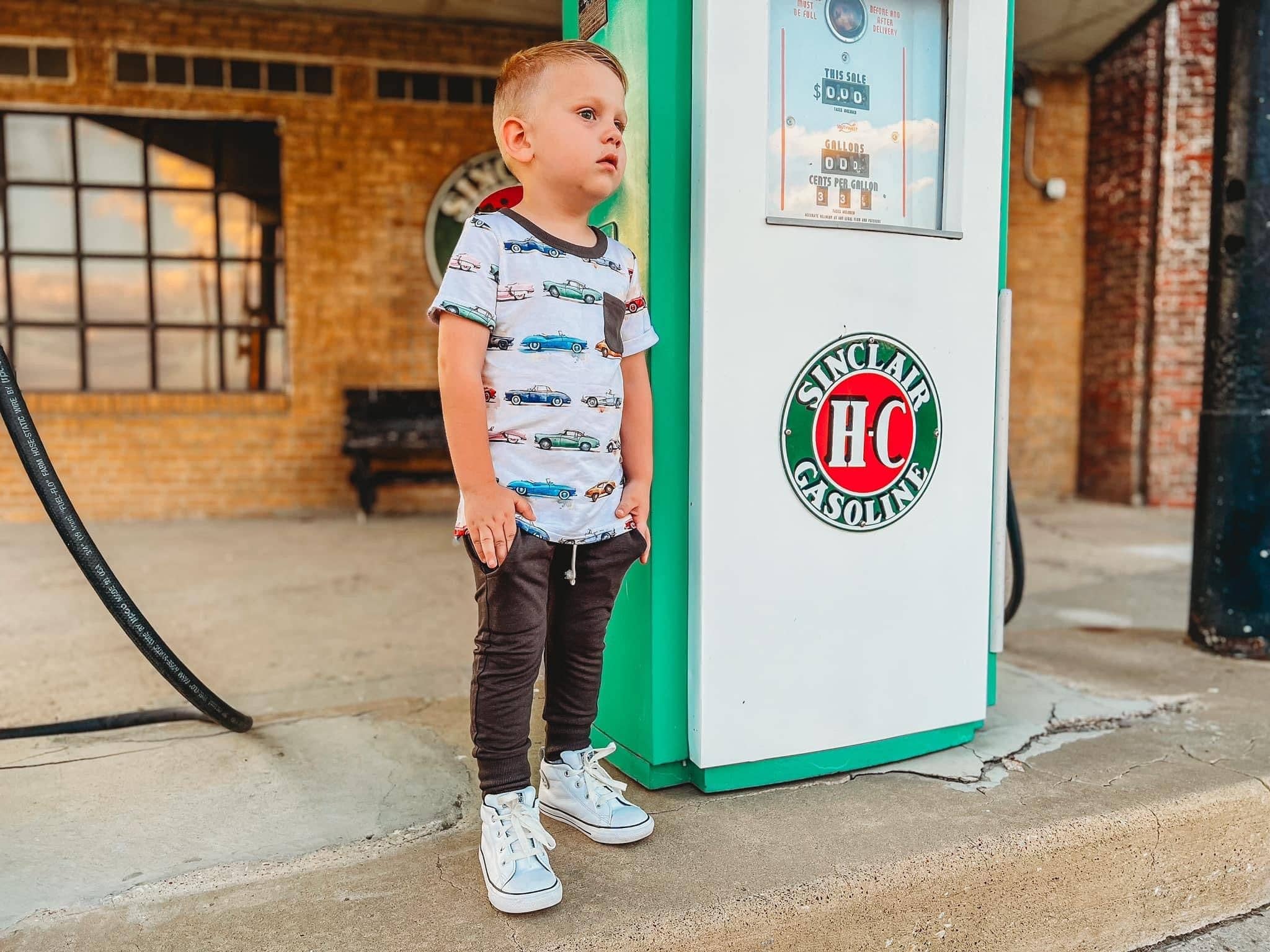 Riley & Rett - Wholesale T-shirt – Kids - Walter’s Vintage Vrooms Pocket Tee