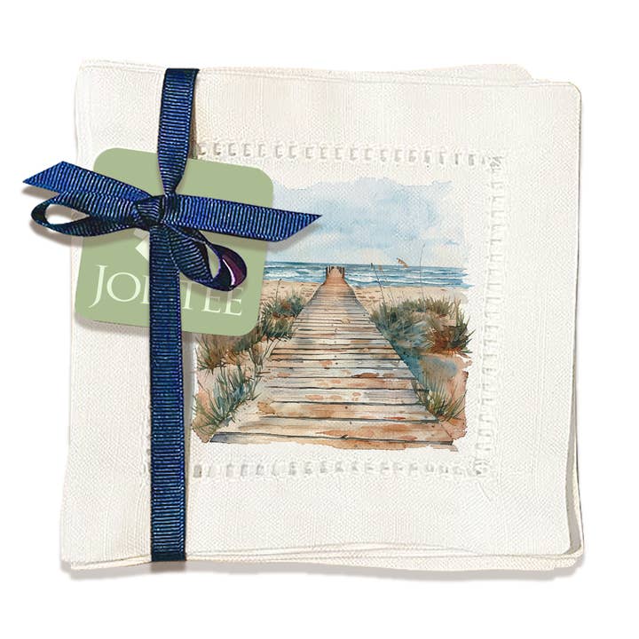 Strandpromenade Strand Hohlsaum Servietten für den Großhandel von Jolitee