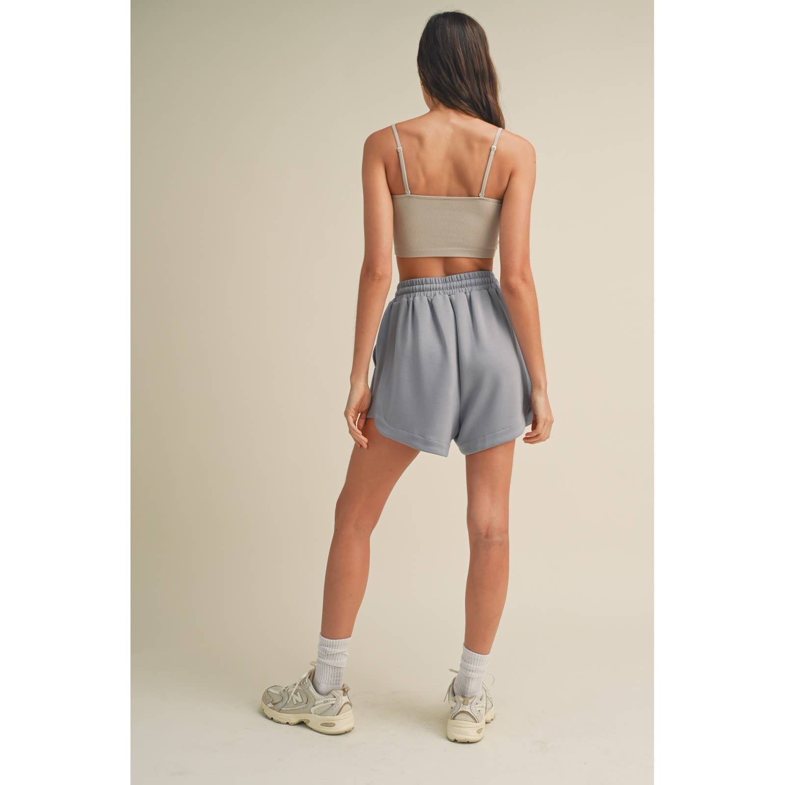 Wishlist Apparel – Calções – Mulher por atacado – CALÇÕES DE MERGULHO COM CORDÃO COM DETALHE LATERAL/WL24-8656B6