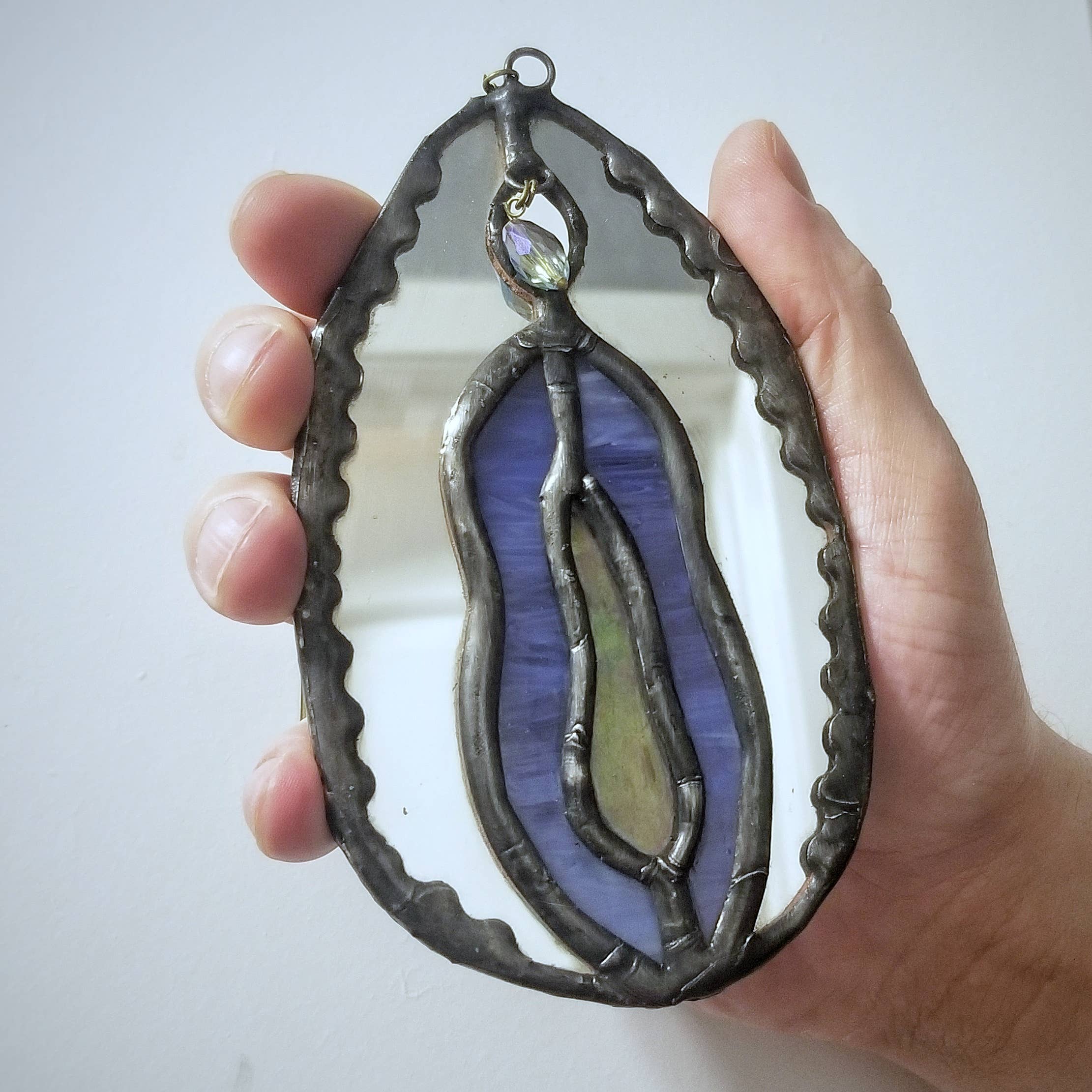 Lost & Found Design - Wholesale Suncatcher - Stained glass - yoni - choose your color combination6