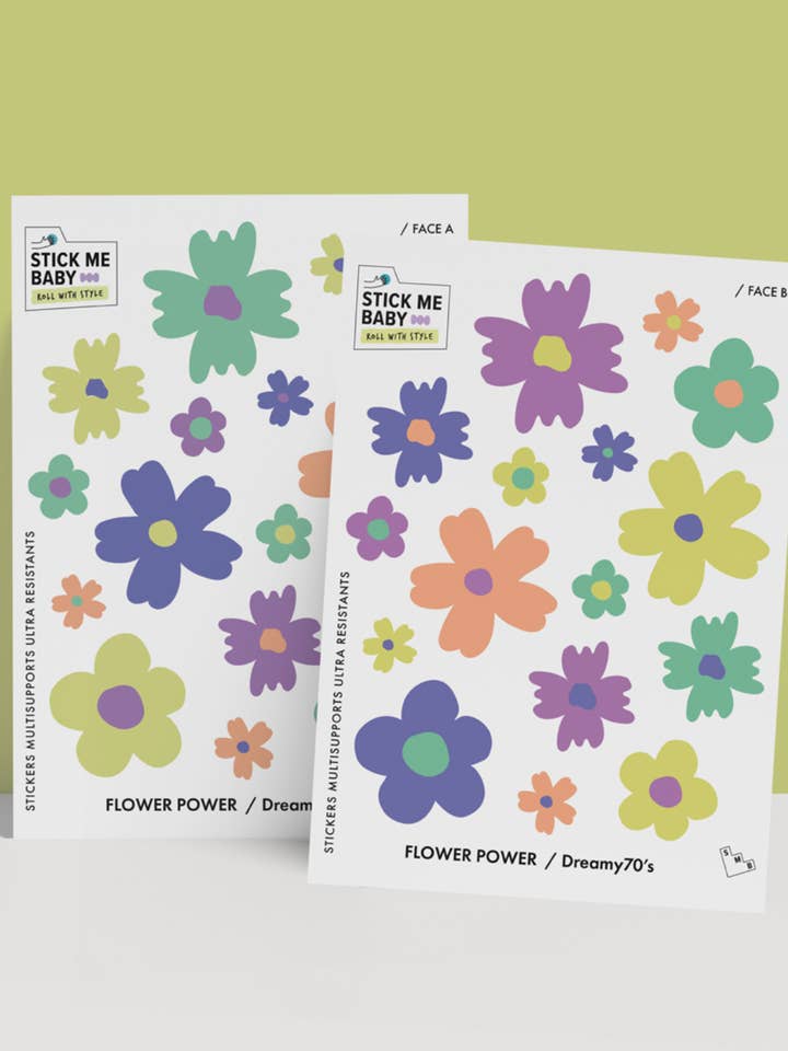 FLOWER POWER/ Dreamy70's kit for wholesale by Stick Me Baby