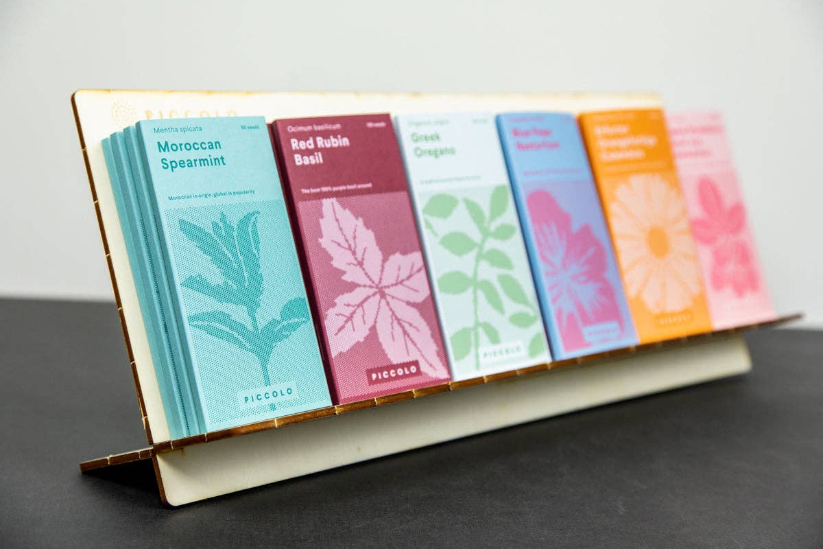 Piccolo Seeds - Wholesale Retailer Display - Home & Living - Wooden display1