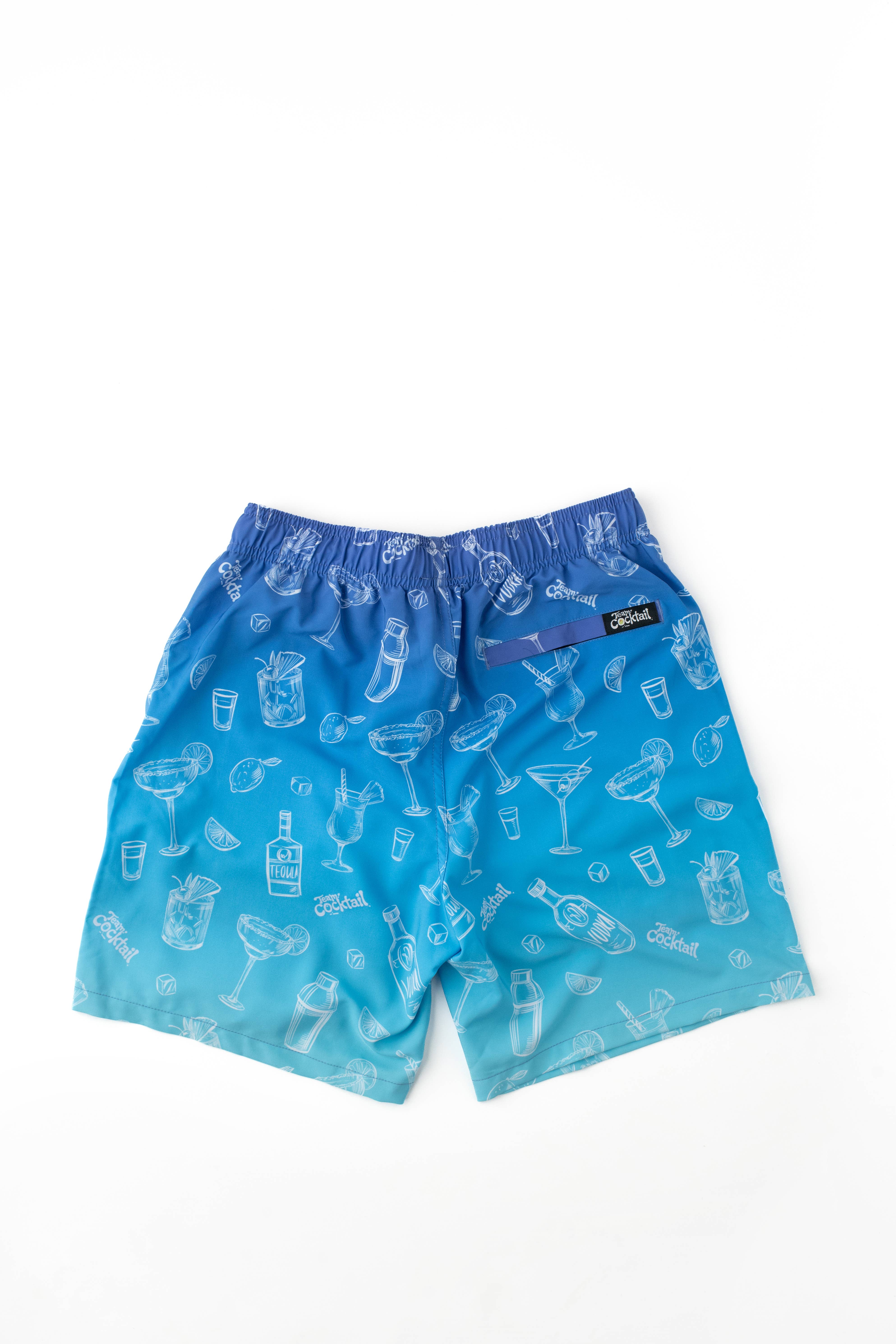 Team Cocktail - Wholesale Swim Shorts - Men's - Ombre Cocktails Hybrid Swim Shorts6