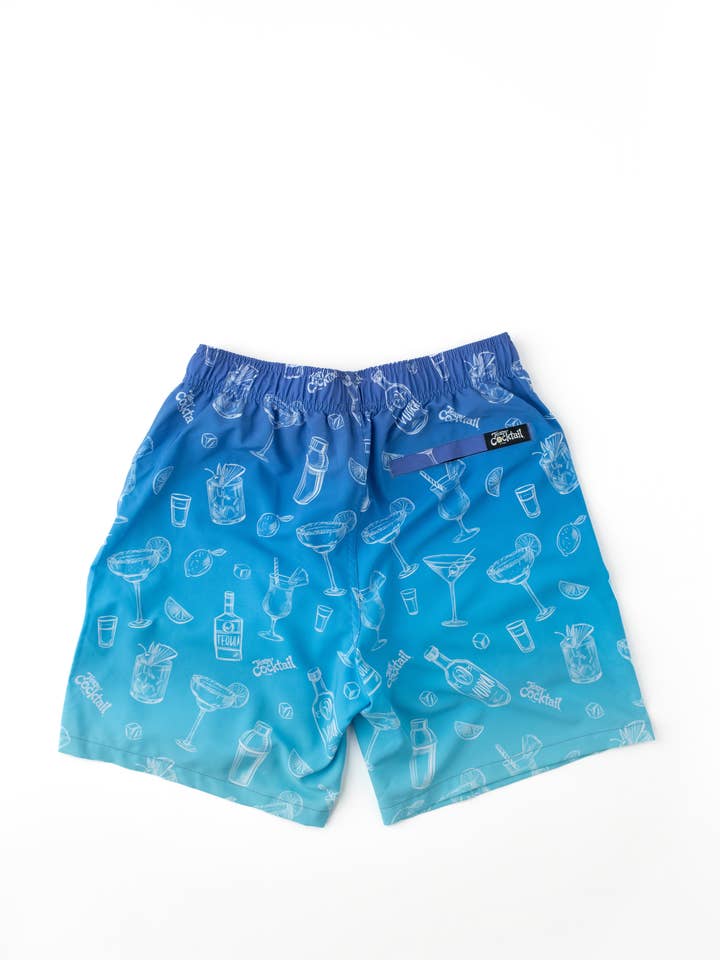 Team Cocktail - Wholesale Swim Shorts - Men's - Ombre Cocktails Hybrid Swim Shorts6