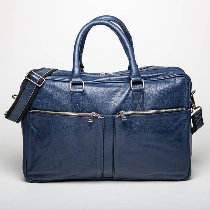 Slim Leather Briefcase for wholesale by Hides