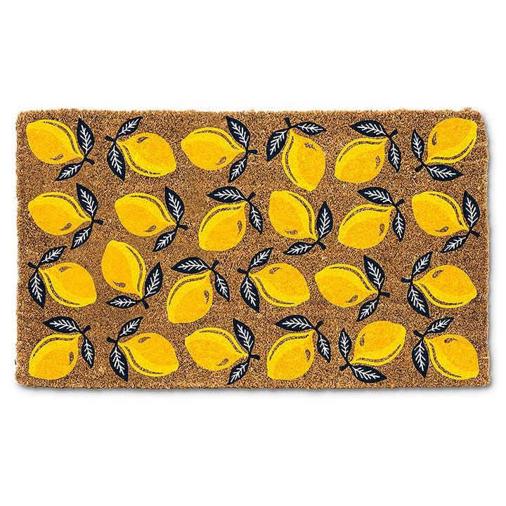 Allover Lemons Doormat-18x30"L-3291 for wholesale by Abbott