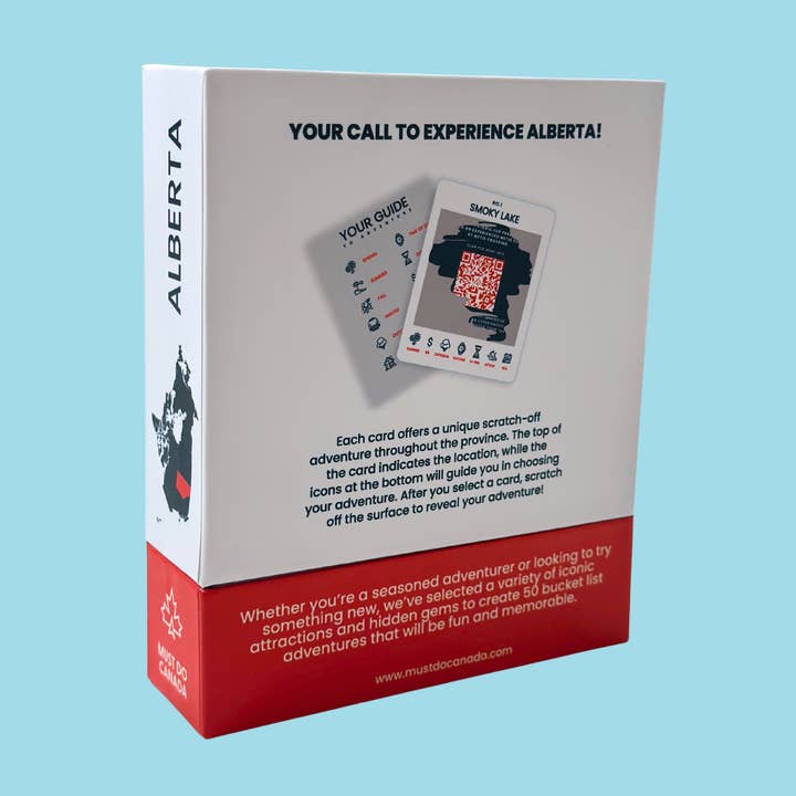 Must Do Canada – Großhandel Kartenspiele – Alberta Abenteuer-Entdeckungskarten zum Abkratzen3