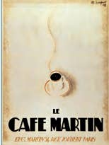 Le Cafe Martin for wholesale by Clanna Cards