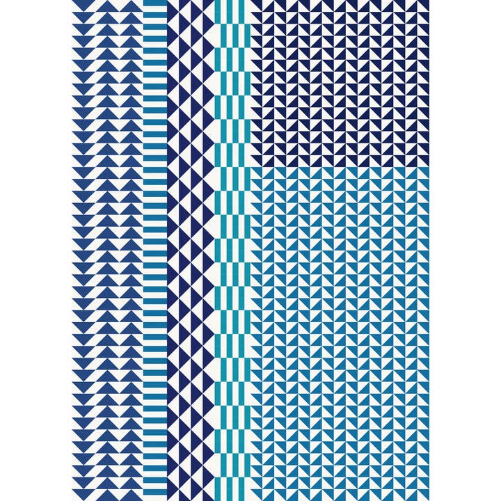 SBC Decor - Vente Tapis - Revêtement de sol en vinyle intérieur/extérieur géométrique Bondurant