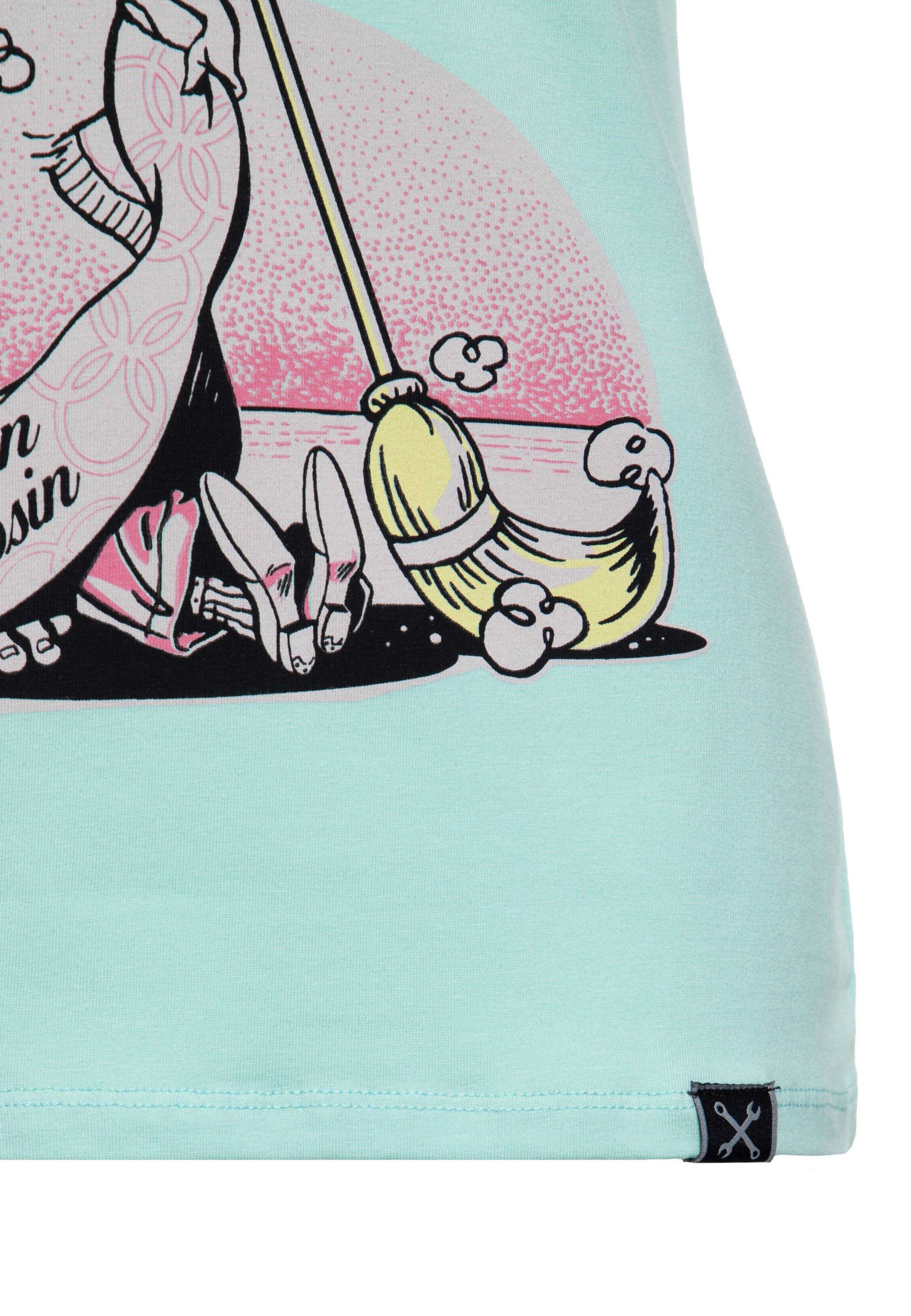 KING KEROSIN – Engroshandel T-shirt med print - Dame – T-shirt « Sweep it under the carpet » med humoristisk retrodesign11