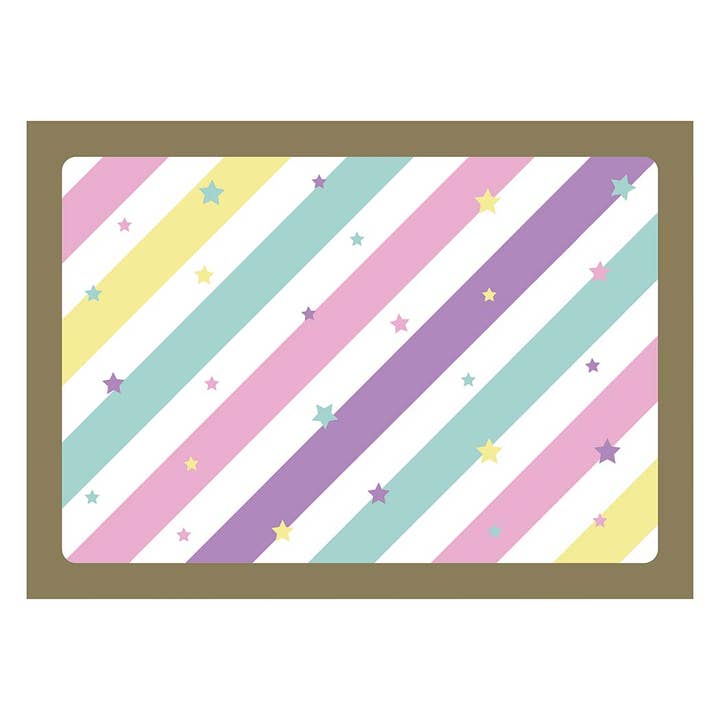 Ensemble de sets de table en papier aux couleurs pastel (8 unités) pour la vente par MI FIESTA