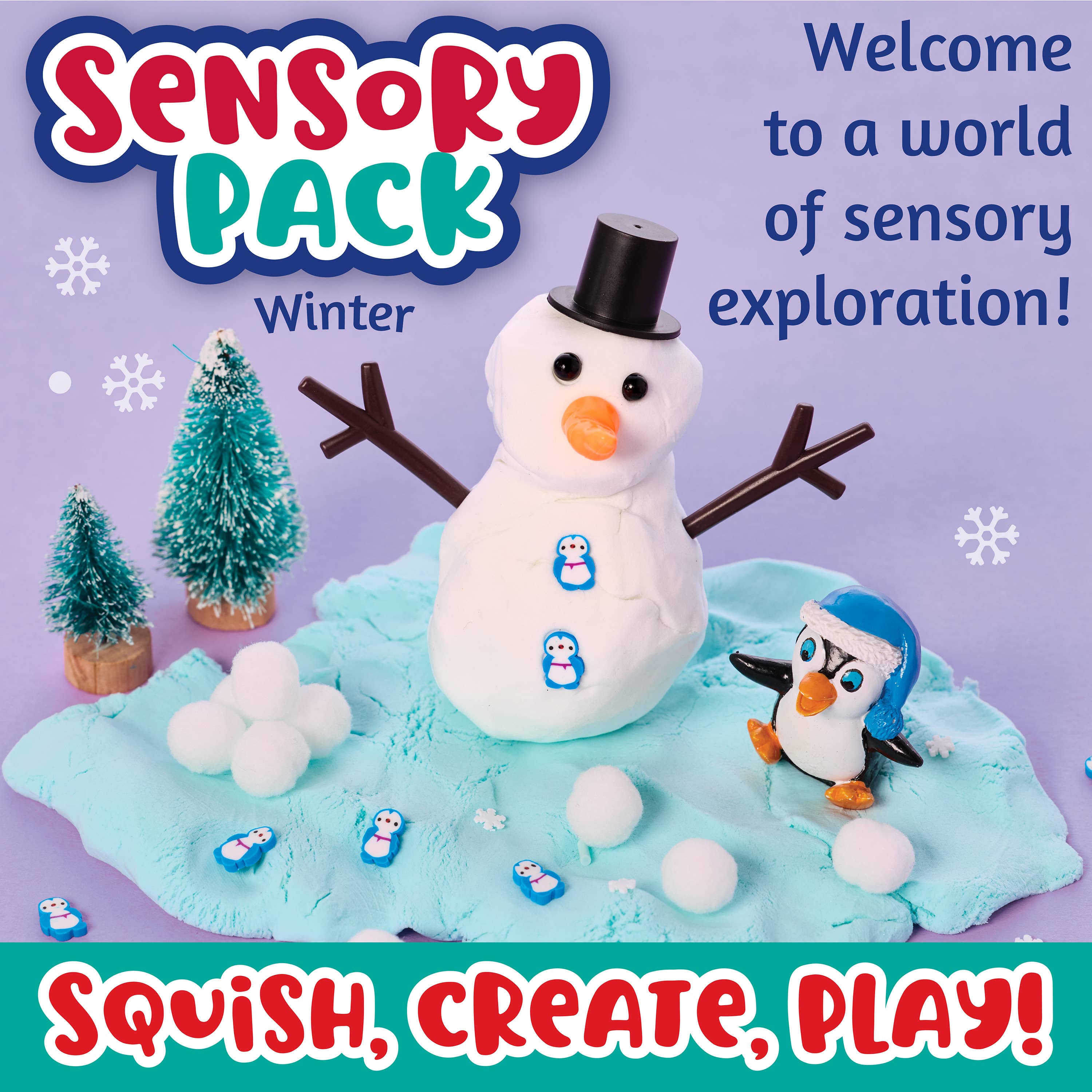 Faber-Castell / Creativity for Kids - Wholesale DIY Craft Kit - Kids - Sensory Pack Winter and Holiday Play Kit for Children1