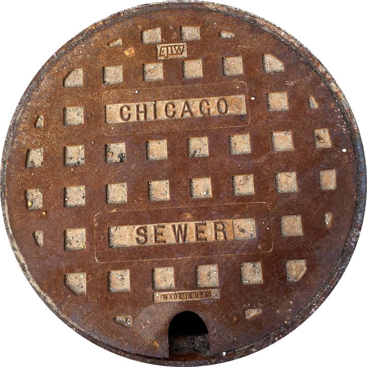 PROJECT MIDWEST - Chicago, IL - #2 - Sewer Cover Trivet for wholesale by Vernakular Photo Designs