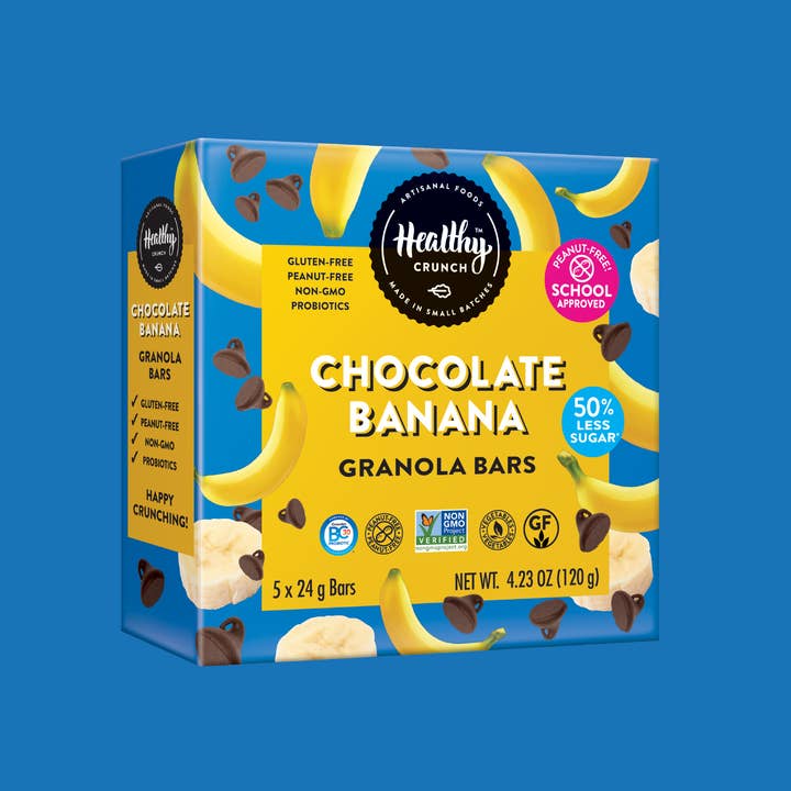 Healthy Crunch - Wholesale Snack Bar - Chocolate Banana Granola Bars