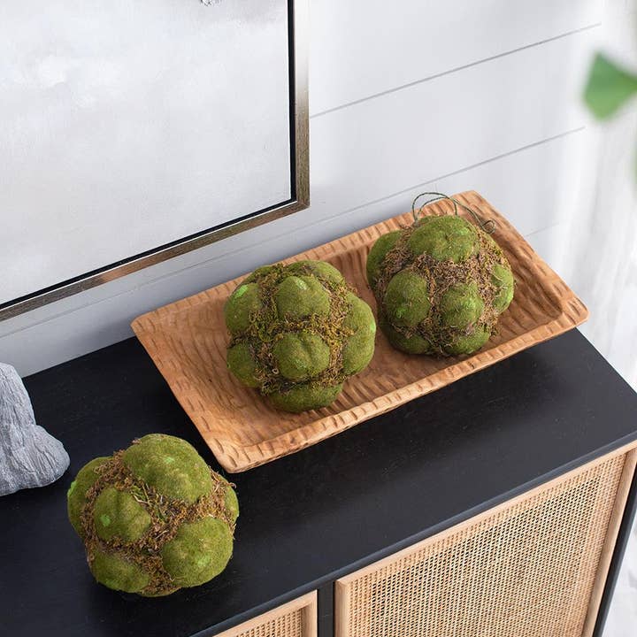 A&B Home Group Inc. - Wholesale Artificial Plant - S/3 D6.5" Artificial Decorative Moss Ball - Green3