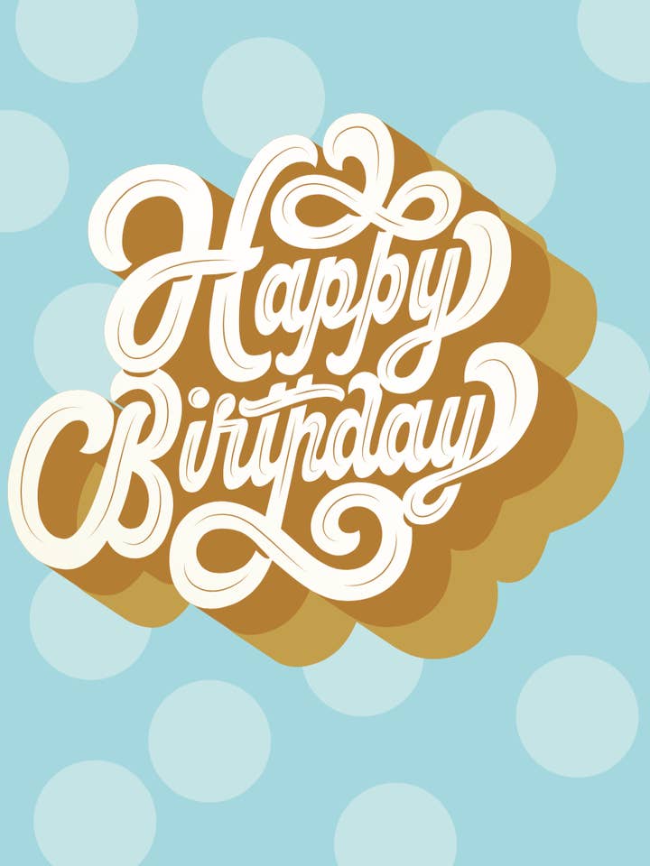 Happy Birthday for wholesale by Redznak Design