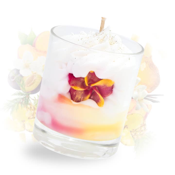 Pacific sunrise handmade candle for wholesale by Les Fées Mères