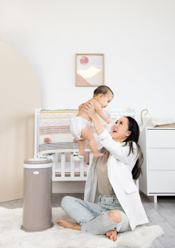 Ubbi - Wholesale Diaper Caddy - Baby - Taupe Diaper Pail7