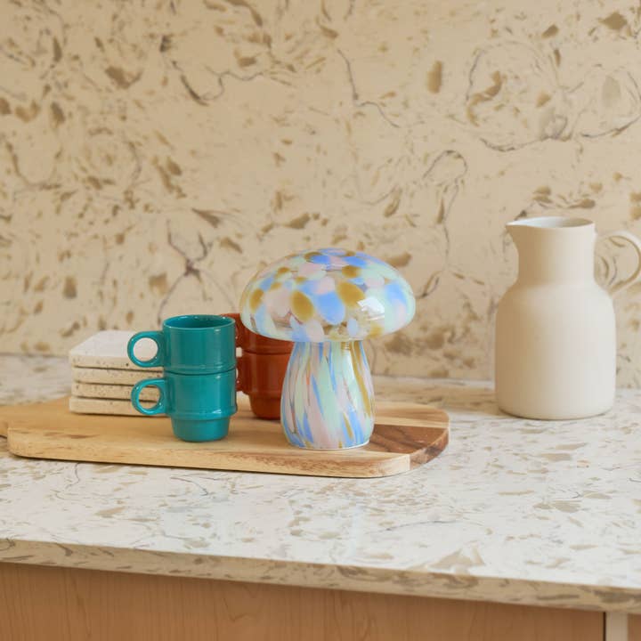 Humber - Wholesale Accent/Desk Lamp - Cordless Glass Mushroom Lamp8