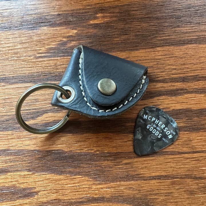 McPherson Goods - Wholesale Keychain - Unisex - Leather guitar pick keychain