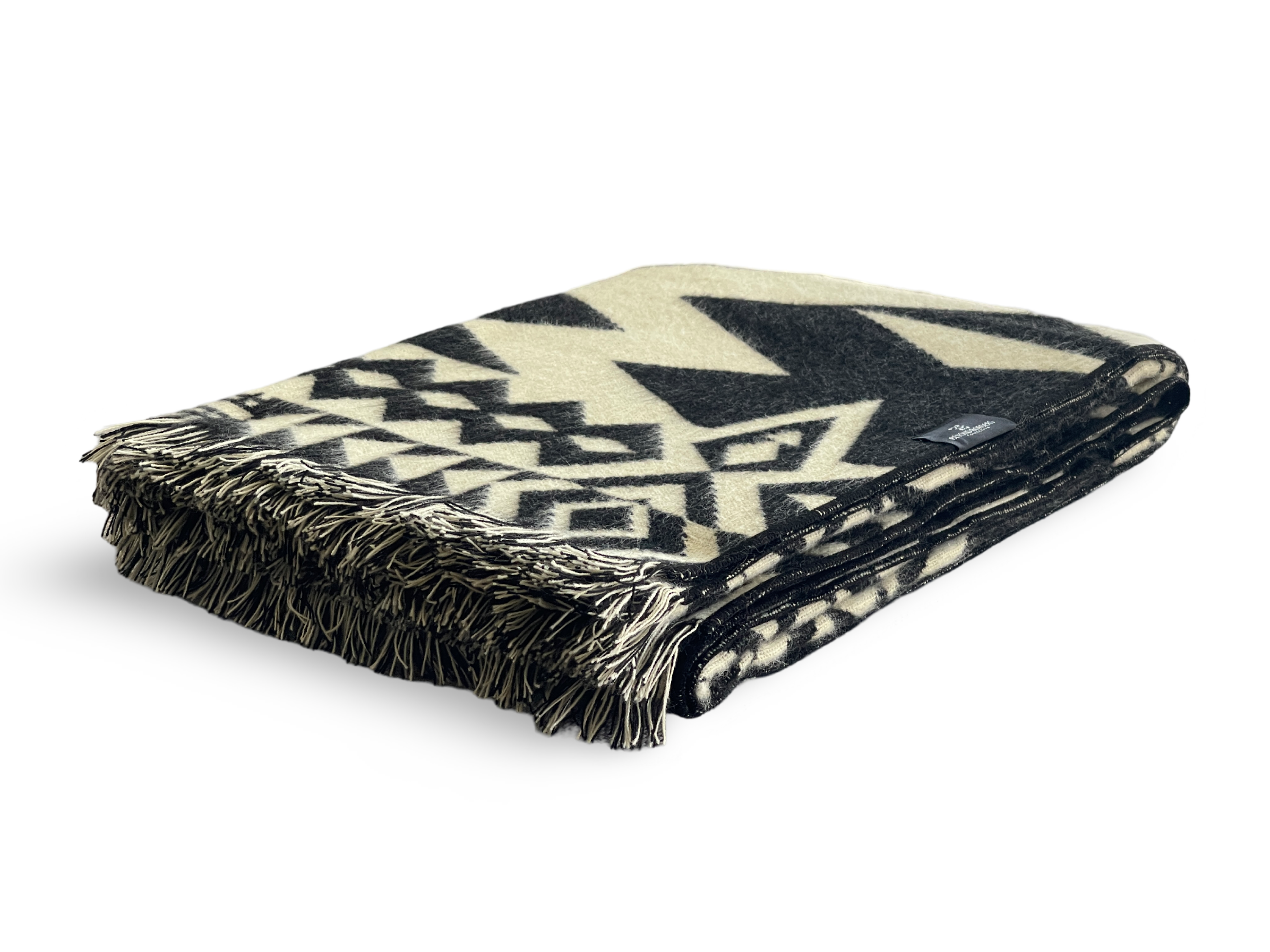 Beyond Borders Collective | Artisan-Made Blankets & Throws – Engroshandel Tæppe – Awa Plaid - Natur / Sort4