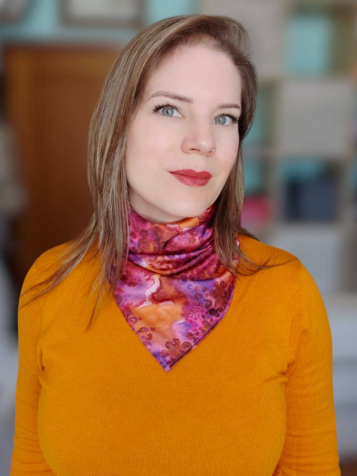 Bourgondische Luipaard Bandana voor wholesale door Rodal Studio