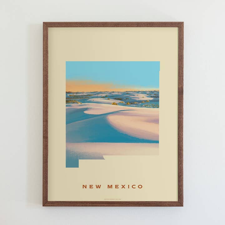 Stampa White Sands del New Mexico per la vendita all'ingrosso da parte di 50 States of Beauty