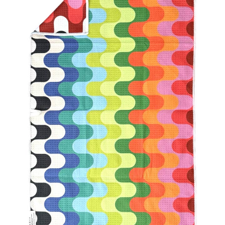 Multi Ziggy: Double-Sided Hand Towel for wholesale on Faire1