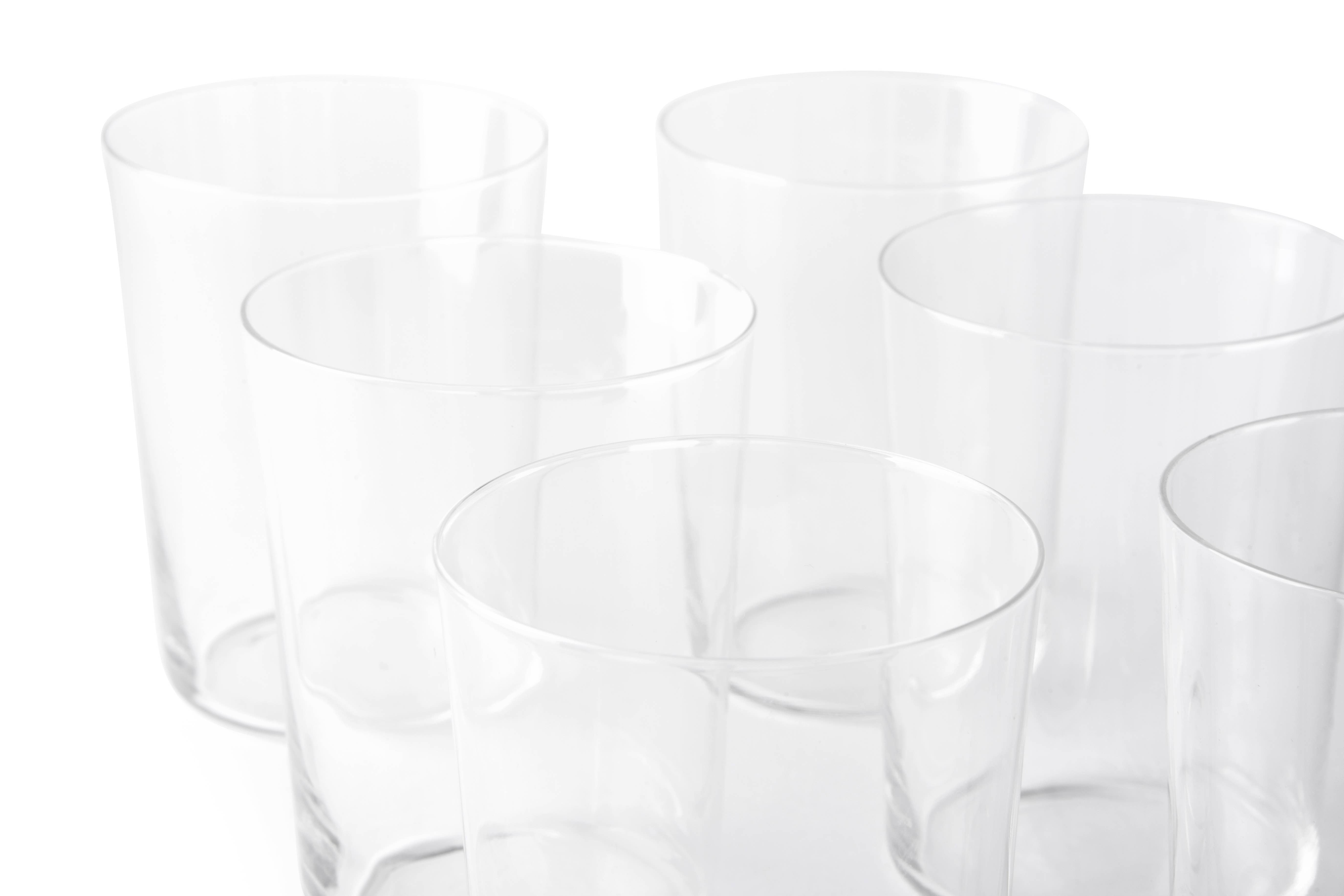 Transparent Colorless Set of 6 New York Glasses CL 55 for wholesale on Faire1