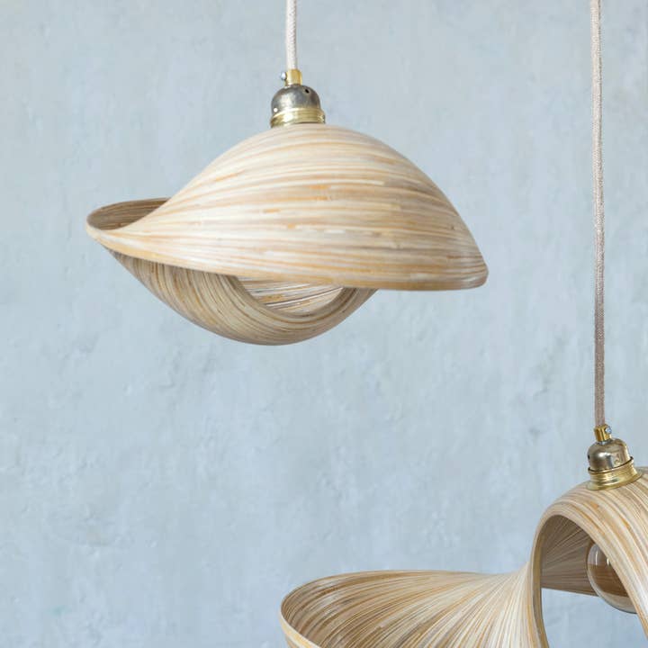 Mahe Homeware - Wholesale Chandelier/Hanging Light - Bamboo Lampshade Lombak Small2
