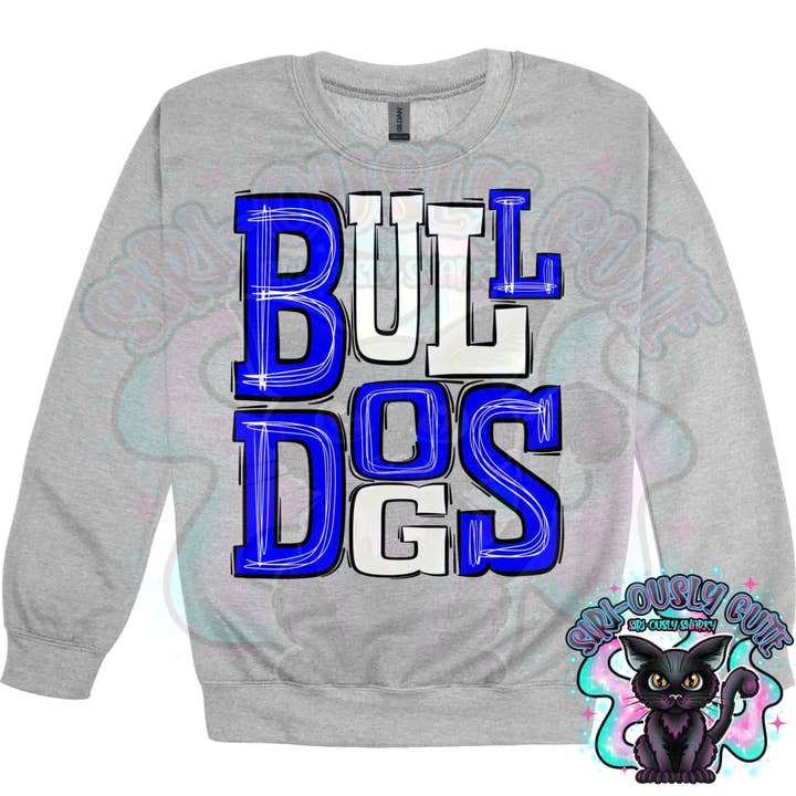 Sporty Bulldogs - Blue White for wholesale by Siri-Ously Cute