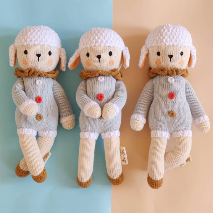 Lero Lero KID - Vendita all'ingrosso Peluche - Bambini e neonati - Nino RAINBOW, peluche agnello pecora