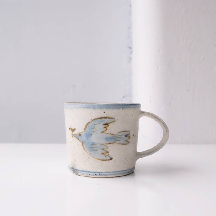 Bird Design Mug by Takahiro Manome for wholesale by wagumi