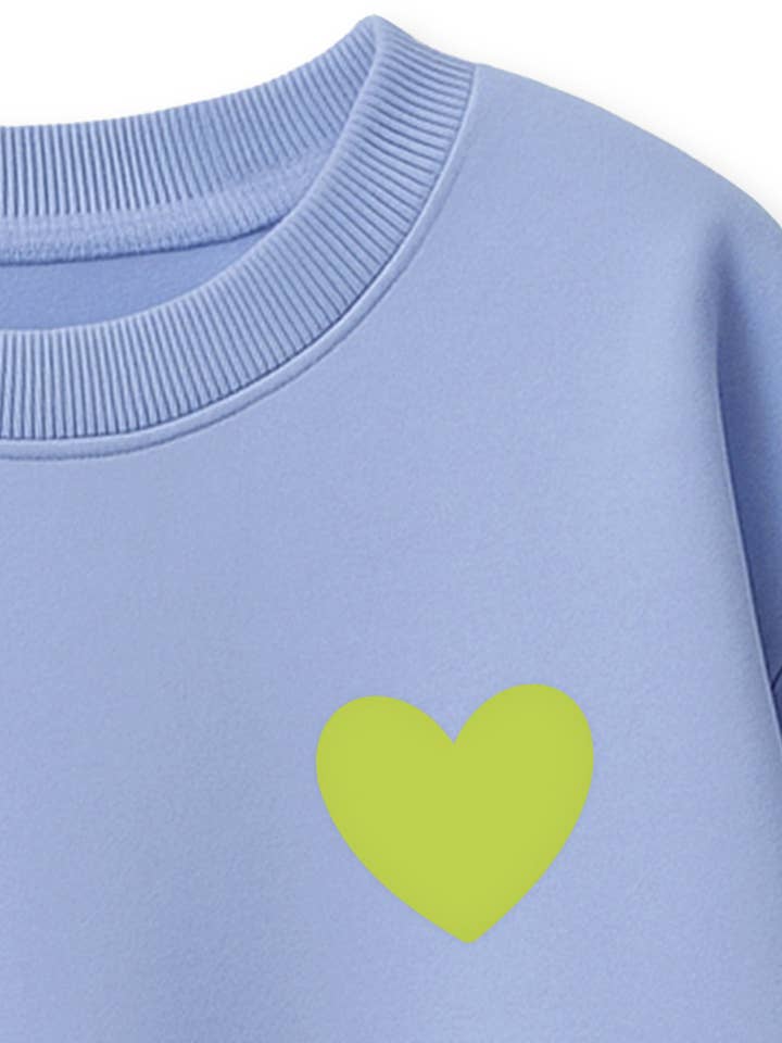 Flock-Patch - Herz *iron-on* für den Großhandel von Paul und Clara