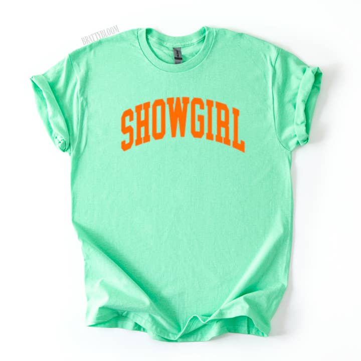 Showgirl ADULT T-Shirt | Mint Green | Taylor for wholesale by brattybloom